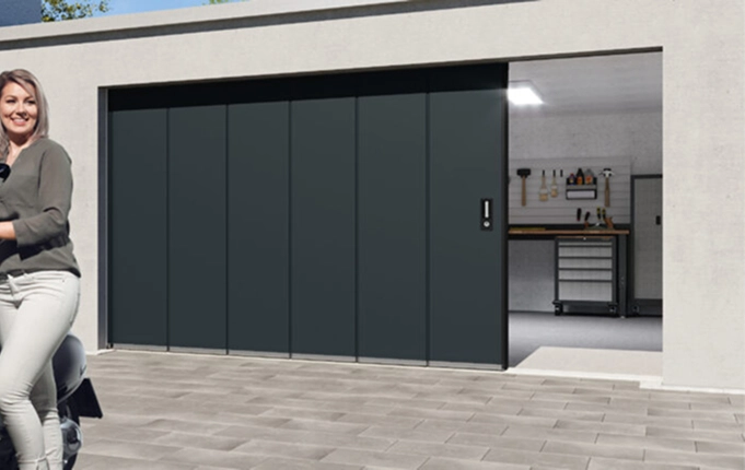 Porte de garage à déplacement latéral - Vignette 2